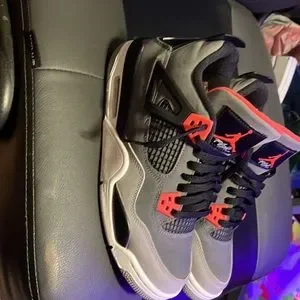 Jordan 4 infrareds size 6.5 price is negotiable black grey white Jordan | Shoes | Jordan 4 Infrareds Size 65 Price Is  main image 4
